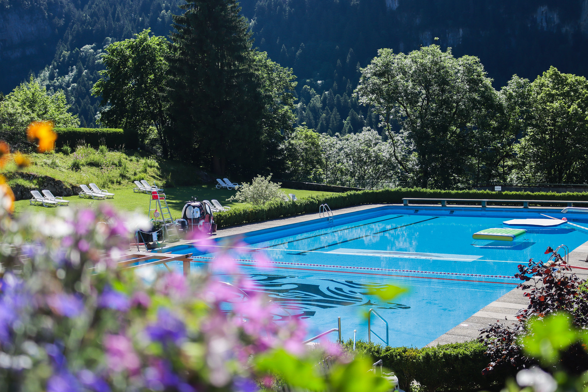 vue terrasse Palladium champéry